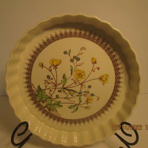 Imperial Cookware Spode "Buttercup" Pattern Quiche or Pie Dish
